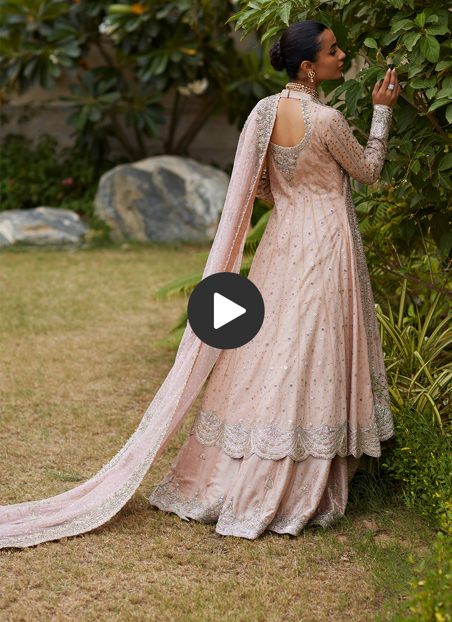 farah talib aziz pink dress Farah Talib Aziz FTA-05 Palmira Pink Embroidered Jacquard 3 Piece Festive  Summer Suit